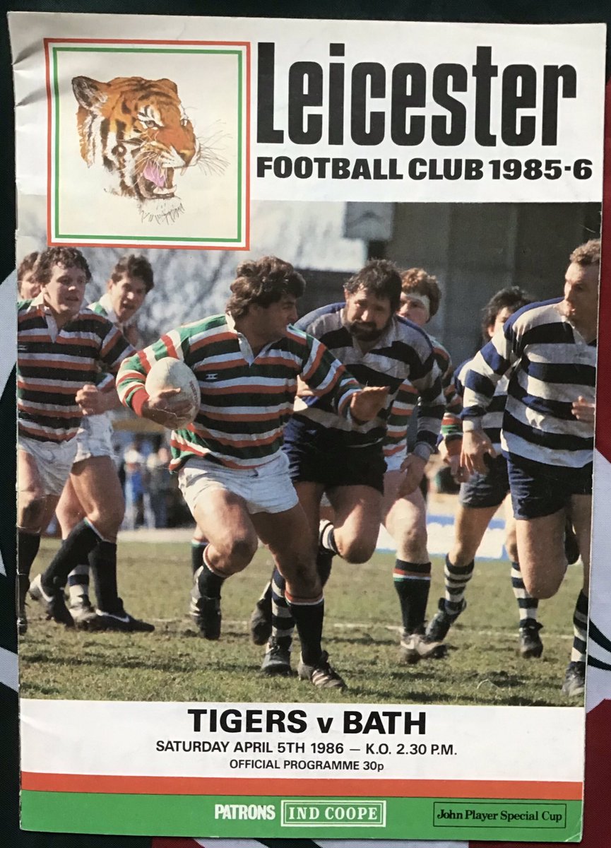 That something was Bath taking over from Tigers in winning successive John Player Cups. Bath had won two in a row by the time they faced Tigers in their first knock-out showdown in 1986. They won the semi-final 10-6 on their way to the third of four successive cup wins.
