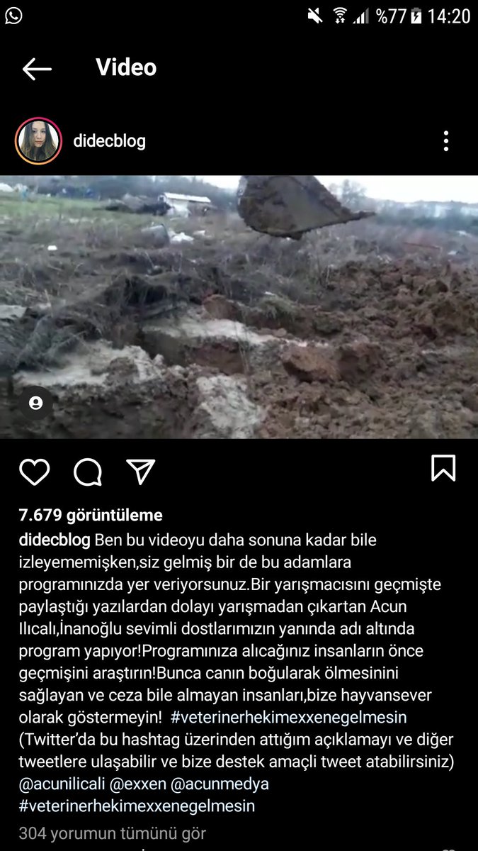 2 sene önce 50 köpeğin ölümünden sorumlu olmasına rağmen olayın üstünü kapatmaya çalışan veteriner hekimi Exxen’de görmek istemiyoruz. #EXXEN <a href="/acunilicali/">Acun Ilıcalı</a> <a href="/exxentr/">Exxen</a> <a href="/acunmedya/">ACUNMEDYA</a> #veterinerhekimexxenegelmesin