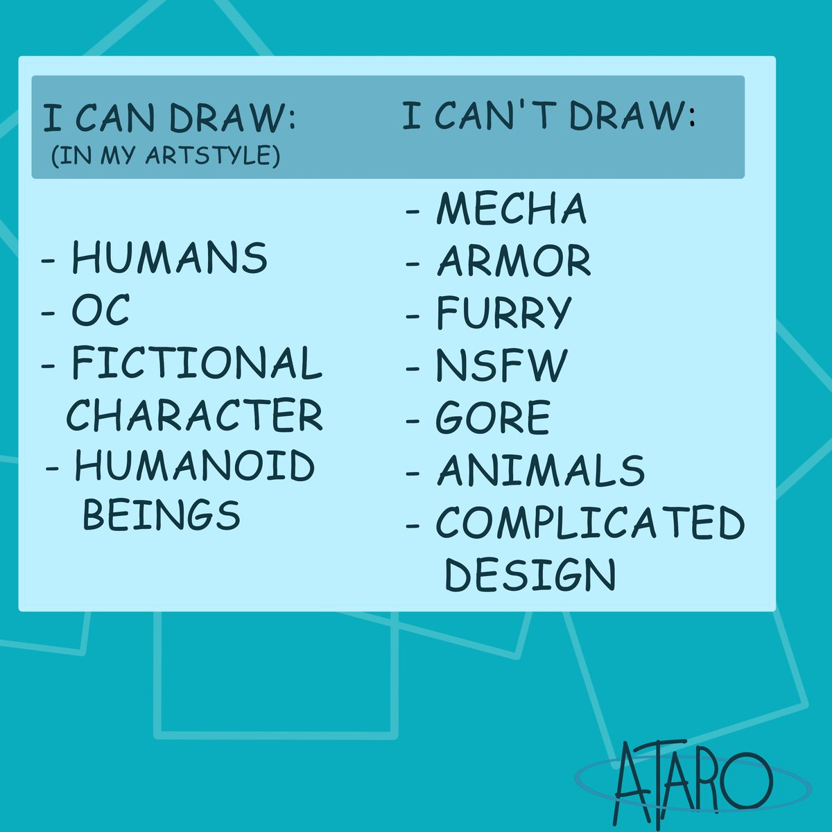 ataro_kun_'s tweet photo. I'm finally opening commissions, feel free to message me.
I know my artsyle and skills aren't that great, but I would really appreciate it if y'all want to do business with me 😙
If you don't mind please share this 😁
Thank you in advance hehe
#artistsontwitter #commissionsopen https://t.co/5dUmIbybvW