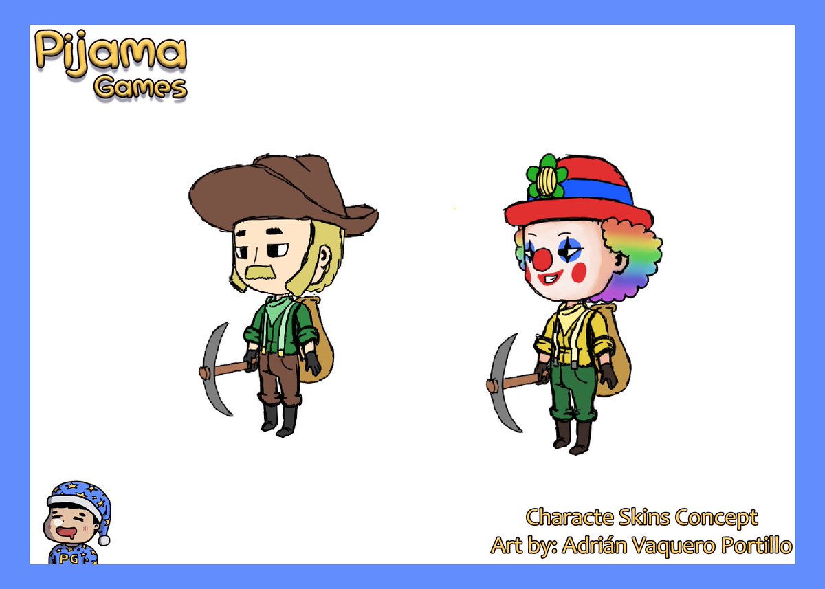 PijamaGames_'s tweet photo. Looks like all kind of folk are coming to Pillow Town!
Whom do you feel most identified with?
FAV 🤠
RT 🤡

#gamedev #indie #conceptart #indiedev https://t.co/98whG3ENEW