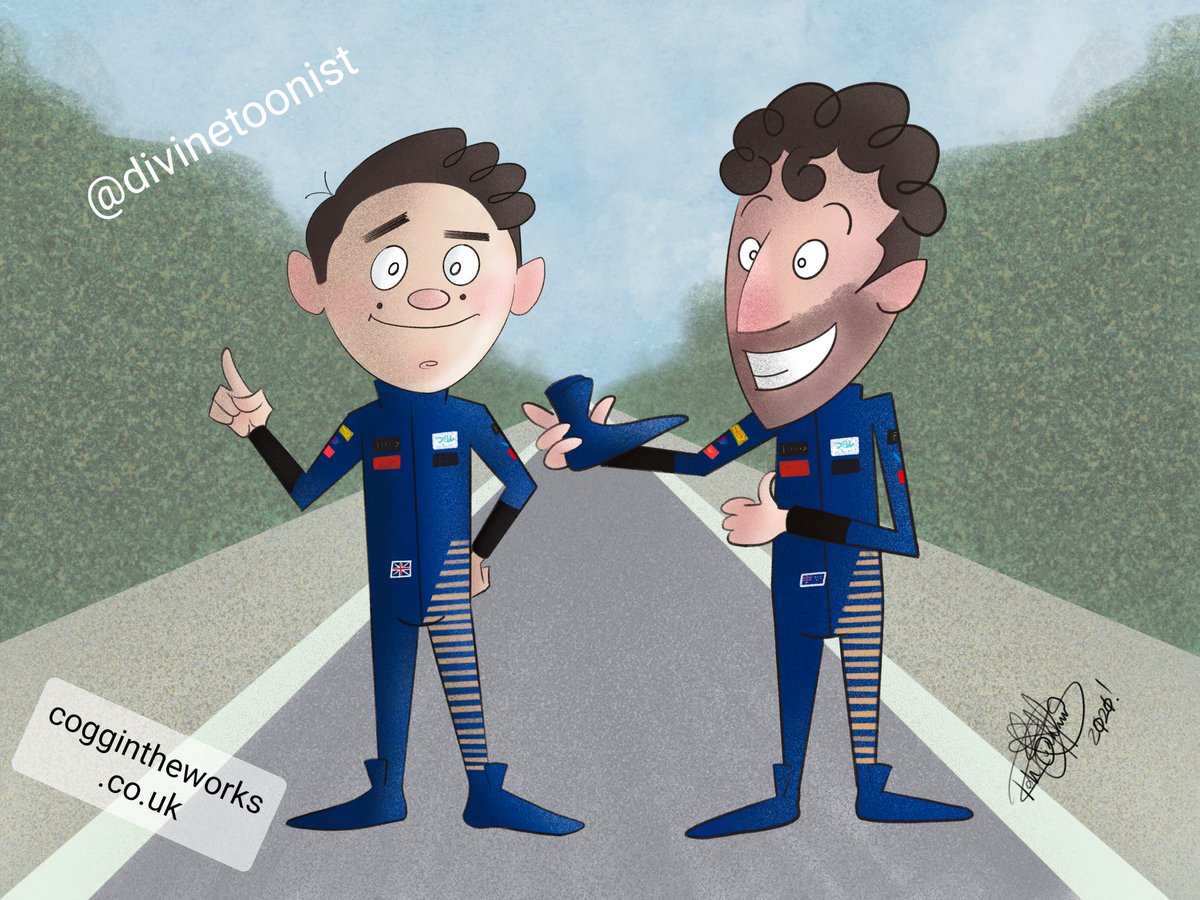 DivineToonist's tweet photo. @McLarenF1 Bring it on!!!! ππ» @McLarenF1 @LandoNorris @danielricciardo Can't wait to see what you do this year β€ππ¨ #DreamTeam #Landoooo #DannyRic #Shoey #FanArt #F1 #HappyNewYear #McLaren #McLarenFamily https://t.co/stZpRTGI0v
