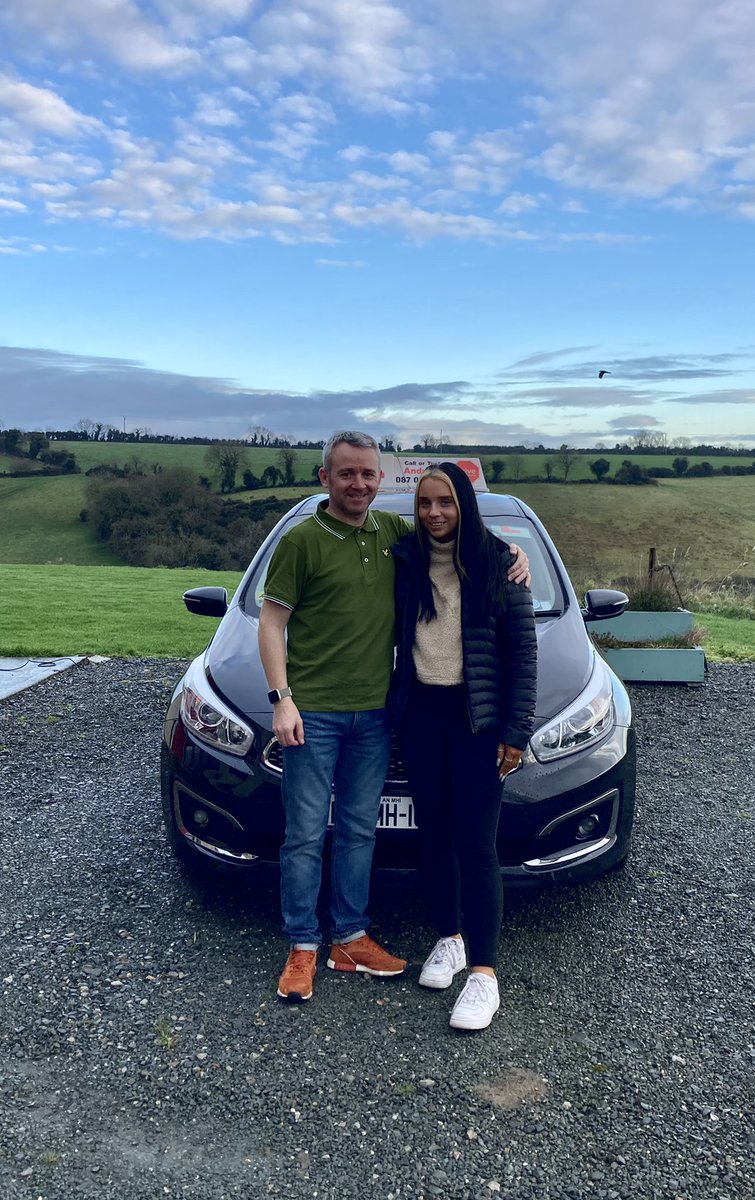 iDriveIreland's tweet photo. Extremely proud of my daughter, Moya, who passed her test in Navan this morning at the FIRST attempt and with only 3 Grade 2s. My most satisfying pass in 10 years in the job 😄 https://t.co/YaytgdFyw8