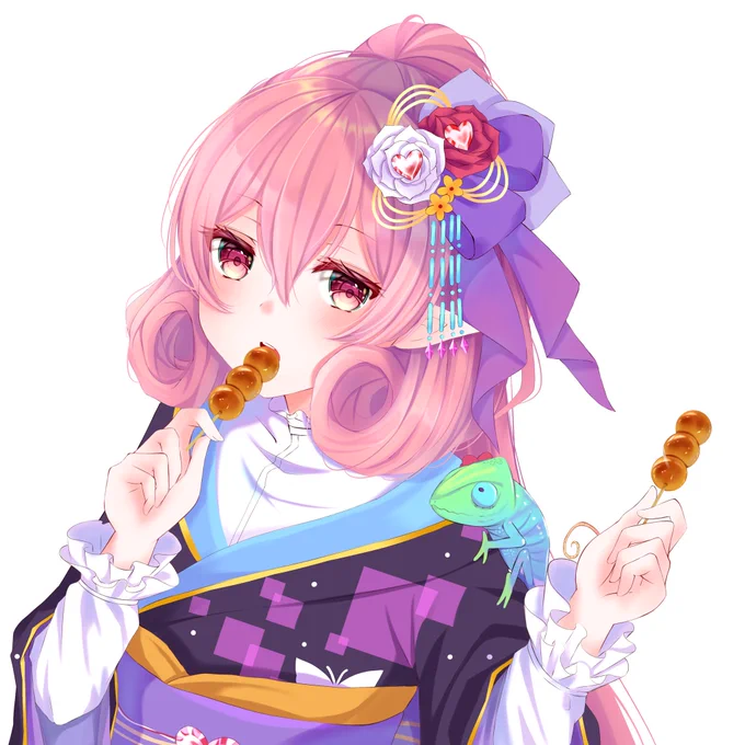 晴れ着ネネカ様かわいい!!
 #プリコネR 