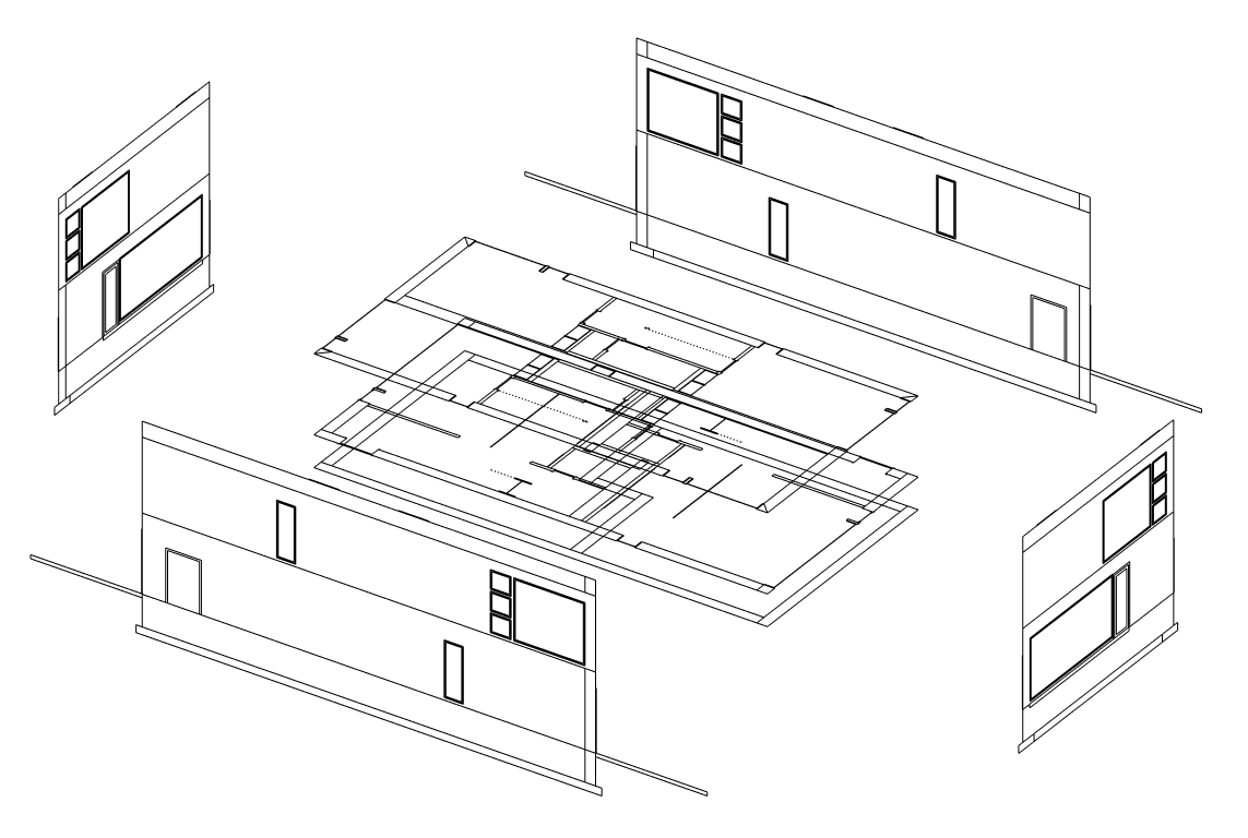 aothms's tweet photo. Automatic 2D drawings from 3D IFC now store location and orientation as metadata in SVG. Directly from IfcOpenShell IfcConvert. https://t.co/YauygFu4oy