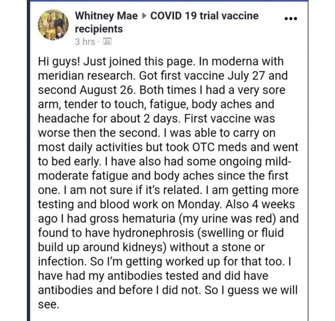 More covid vaccine reactions