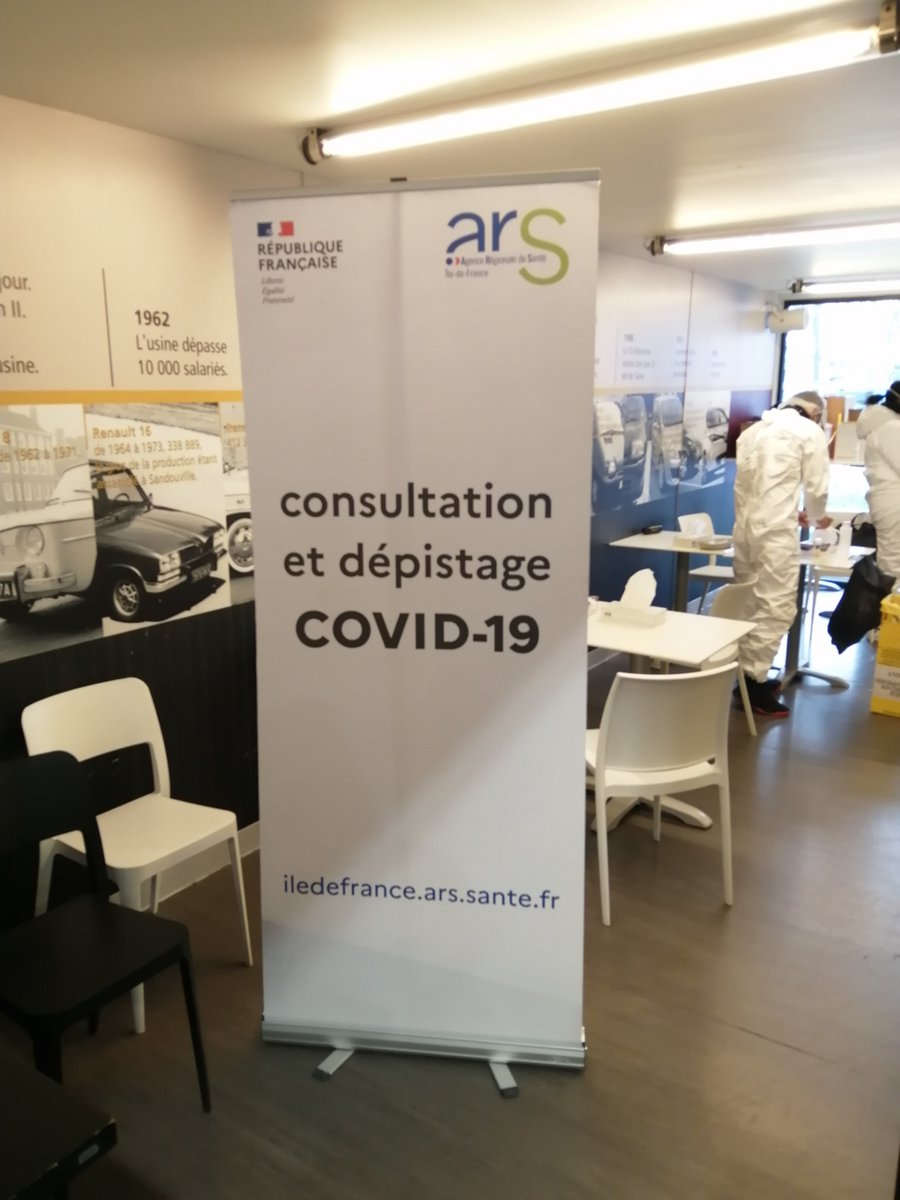 sanef_groupe's tweet photo. #DépistageCOVID19 Aujourd'hui notre aire de Rosny Sud sur #A13 se transforme en centre de dépistage : contre le virus, comme sur la route, faire attention à soi c'est aussi se sentir responsable des autres 🙏 à @Prefet78 @ARS_IDF @GroupeSighor #tests https://t.co/jaSQEhcvrO