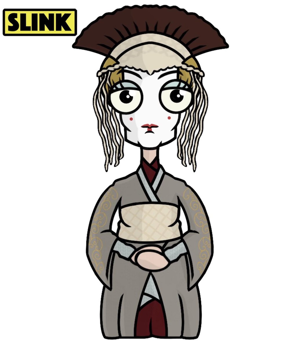 WriterDjb's tweet photo. Queen Amidala, You've been Slink'd!
#Youvebeenslinkd #Slink #sketchbook #artist #fanart #artcommunity #characterdesign #cartoonist #popculture #sketch #funkocommunity #funko #funkopop #funkoideas #starwars #starwarsthephantommenace #aqueenamidala #padmeamidala #NataliePortman https://t.co/N6zY10EEEI