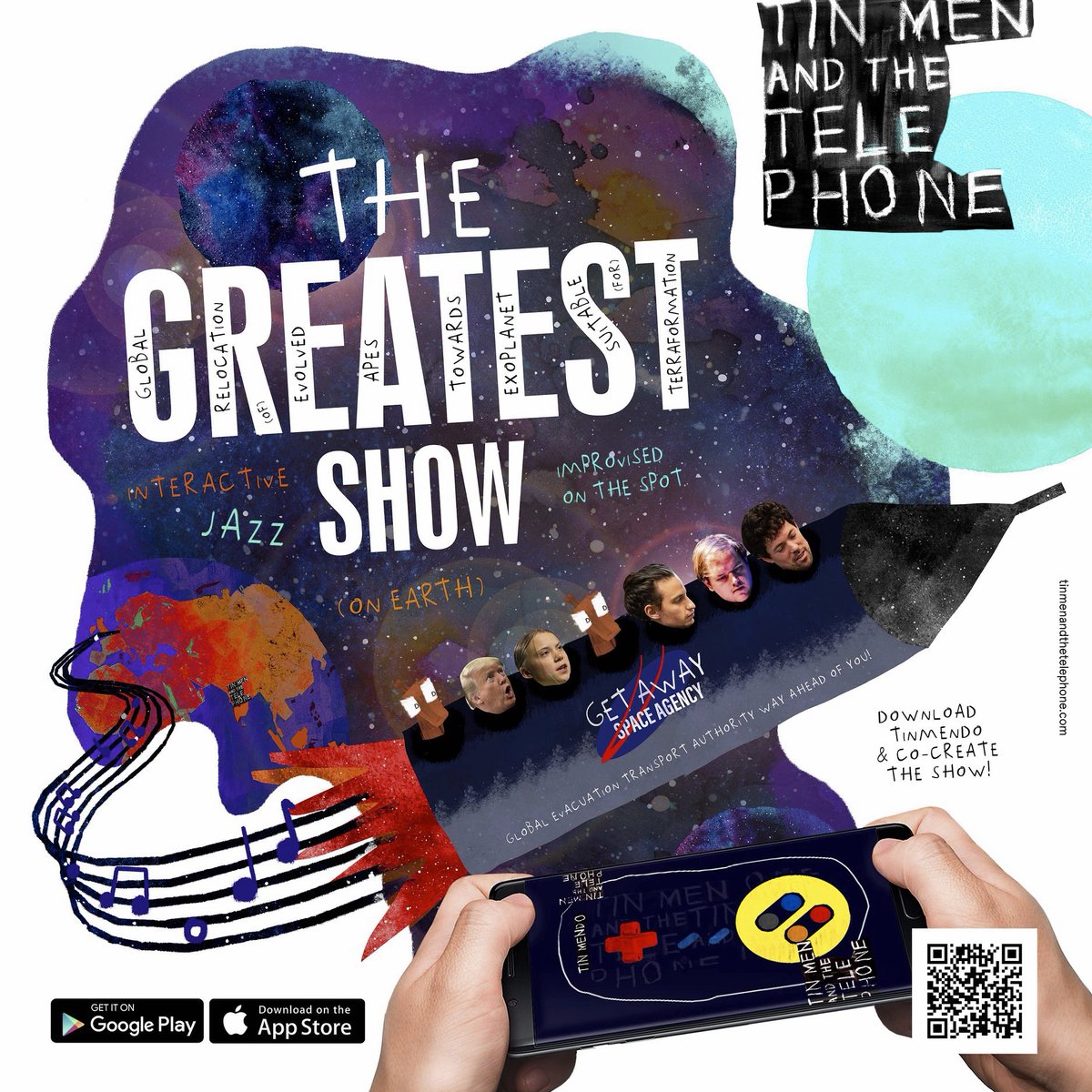 Music_Climate's tweet photo. Tin Men and the Telephone are playing their last interactive online climate-concert tonight. Tickets are free!

Link to concert: https://t.co/zM1exqflUG https://t.co/J86XMyHfWs