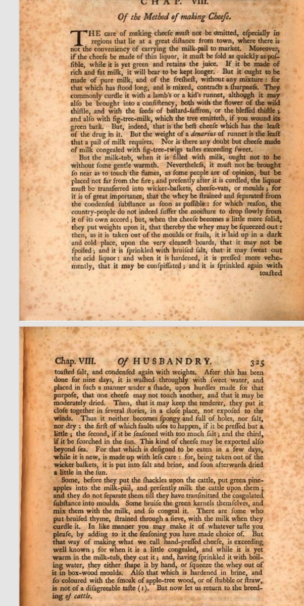 Might as well post the 1745 translation of Columella's De Re Rustica here as I'll inevitably refer to it. https://books.google.co.uk/books?id=qcNbAAAAMAAJ&dq=columella%20de%20re%20rustica%201745&pg=PR2#v=onepage&q&f=false