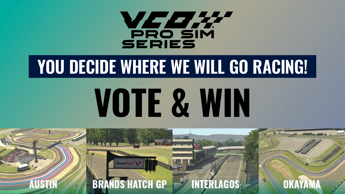 vcoesports's tweet photo. Update after 27 hours 👀 

🇺🇸 Austin 9.2%
🇬🇧 Brands Hatch 13.1%
🇧🇷 Interlagos 64.8%
🇯🇵 Okayama 12.9%

#vcoesports #vcoprosim @iRacing #vcotrackvote 

MAHLE | Sport Signage | D-BOX | SiFaT | SUPERDRINK | VRS https://t.co/6u7vsSX5Wv