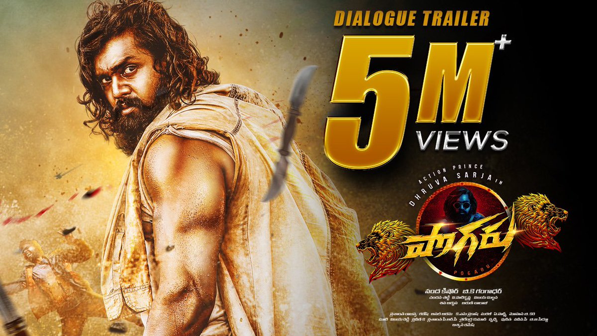 DhruvaSarja's tweet photo. POGARUU  Telugu 💪🏼 Jai Hanuman 😊 https://t.co/DZlS2FqzGA