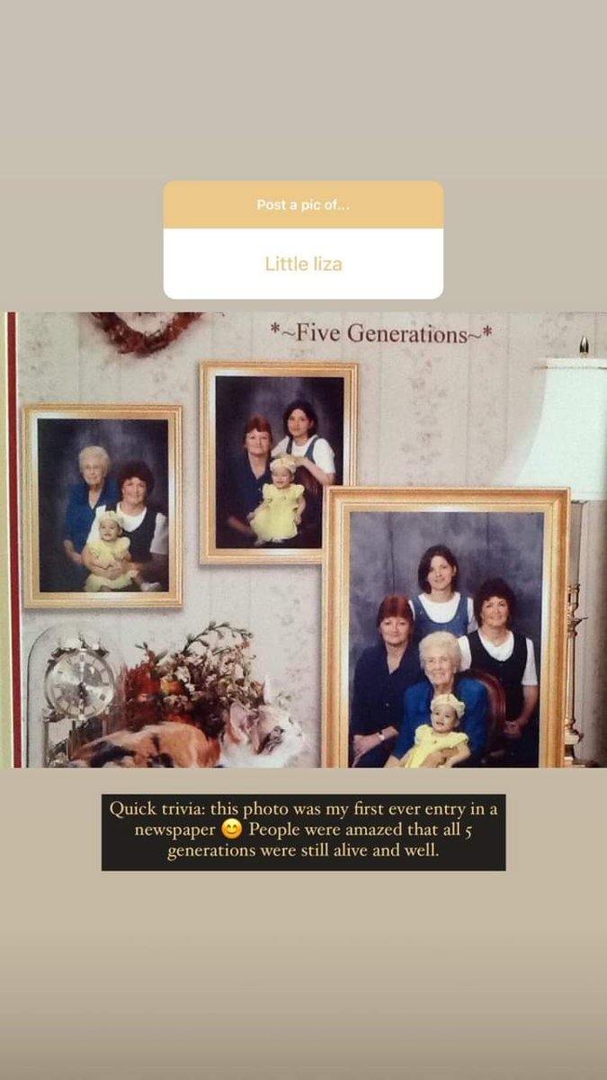 kowalerts's tweet image. LOOK: A rare photo of little Liza Soberano with her American mother, grandma, great-grandma, and great great-grandma which got featured on a local newspaper in US 😍 #fivegenerations

Definitely her insane beauty comes from their genes! ❤

📷: @Iizaberano IG Story