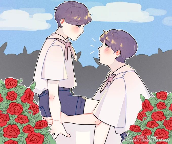 🌸"our secret place "🌸
#sope #sopefanart 