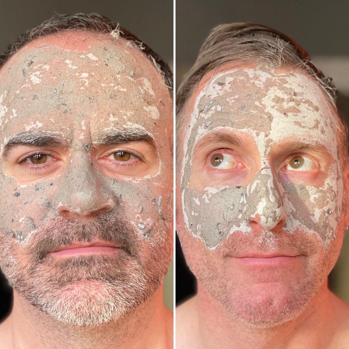 obrw's tweet photo. For some reason, we can’t unlock our phones with face recognition. #glamglow #mudmask #facialrecognitionfail https://t.co/s77qiP6FzQ