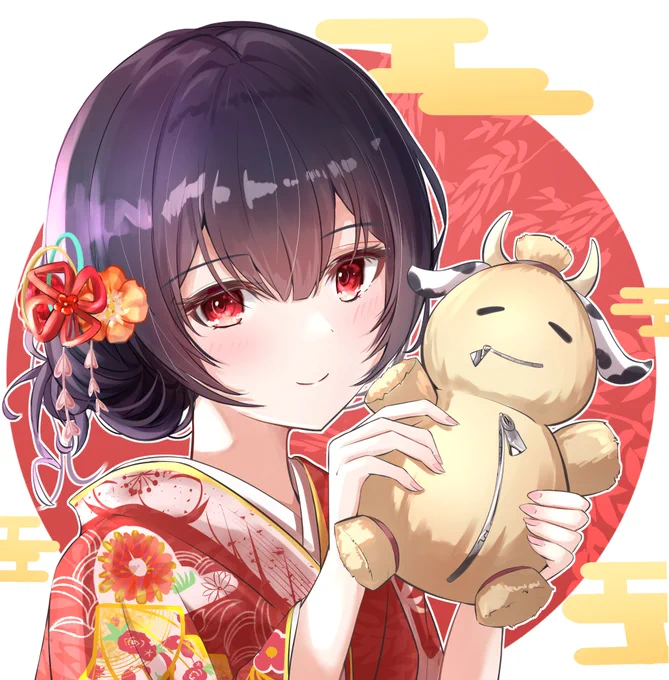 あけましておめでとうございます!
新年初描き凛世 