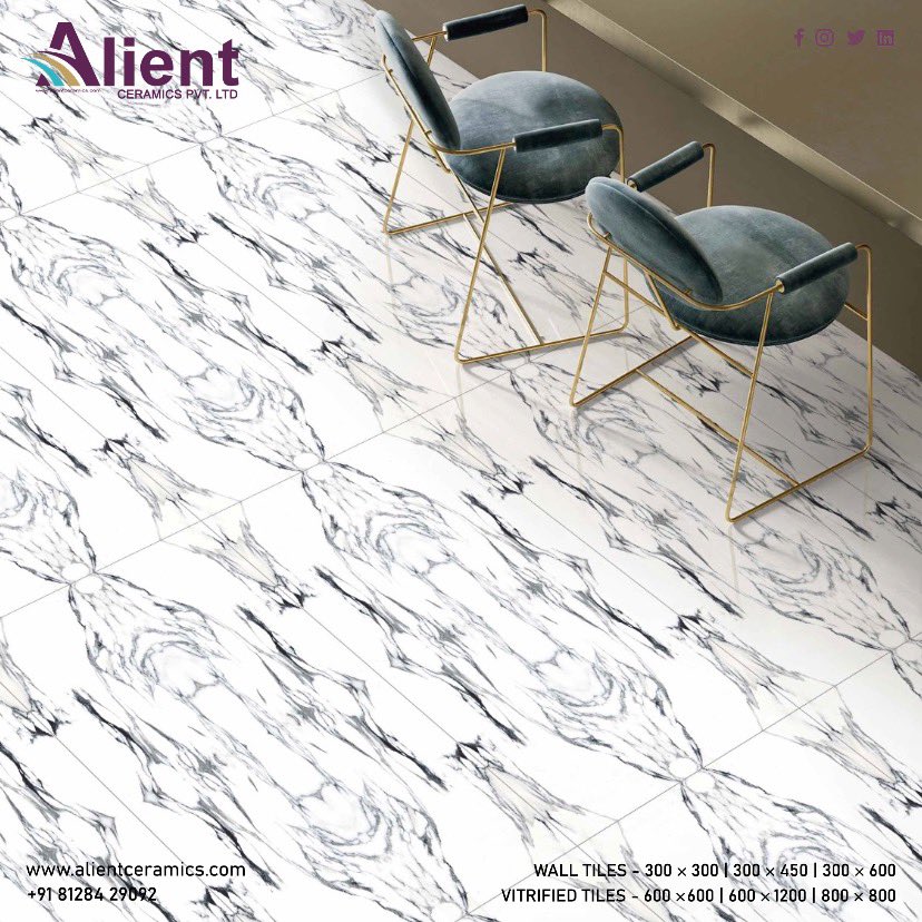 AlientCeramics's tweet photo. Design won’t save the world, but it damn sure makes it look good.

Ceramic &amp; Porcelain Tiles (Superior Quality with best service) 

Visit our Website: https://t.co/bscxhj2H9l
Cell. +91 81284 29092

#GVTPGVT #Porcelaintiles #Vitrifiedtiles #walltiles #polishedtiles #alientceramics https://t.co/hPP3oJv35N