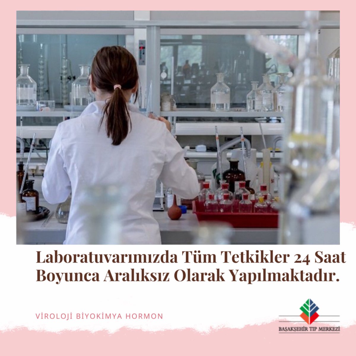 basaksehirtip's tweet photo. Laboratuvarımızda tüm tetkikler 7 gün 24 saat aralıksız olarak yapılmaktadır. #viroloji #biyokimya #hormın #laboratuvar #laboratuvarbaşakşehir #başakşehirlaboratuvar #başakşşehirtıpmerkezi https://t.co/XdzIcOgVfj