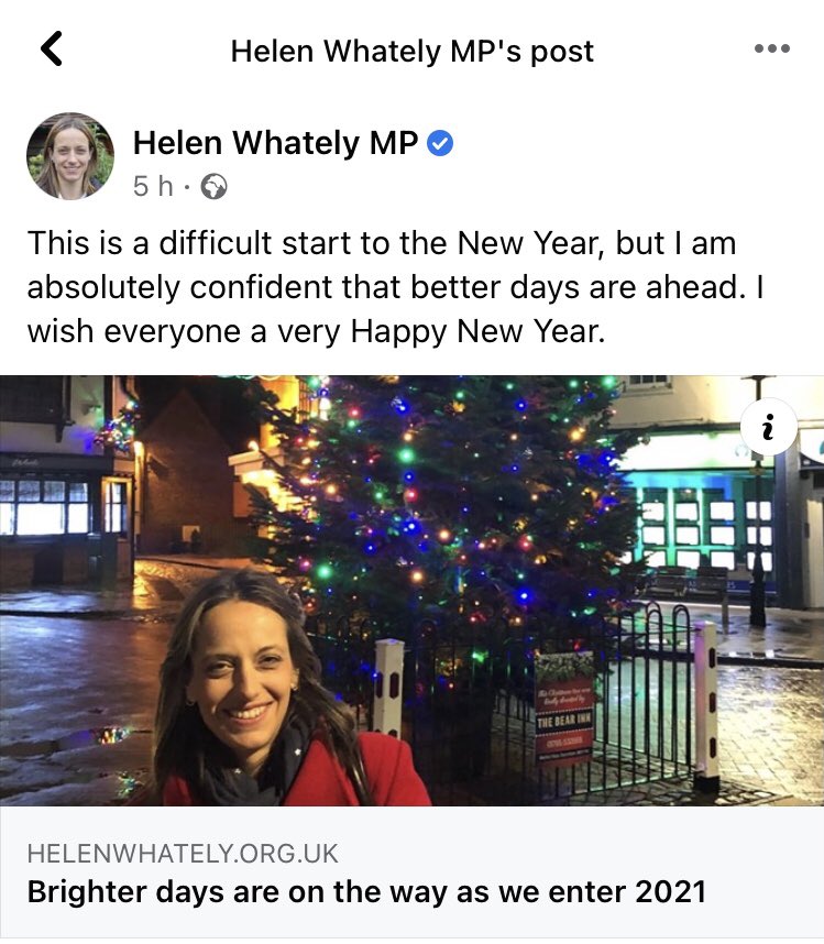 A New Year message from our #faversham MP <a href="/Helen_Whately/">Helen Whately MP</a> Shame that there is actually NO CHRISTMAS TREE in the market this year!!! #photoshopfail