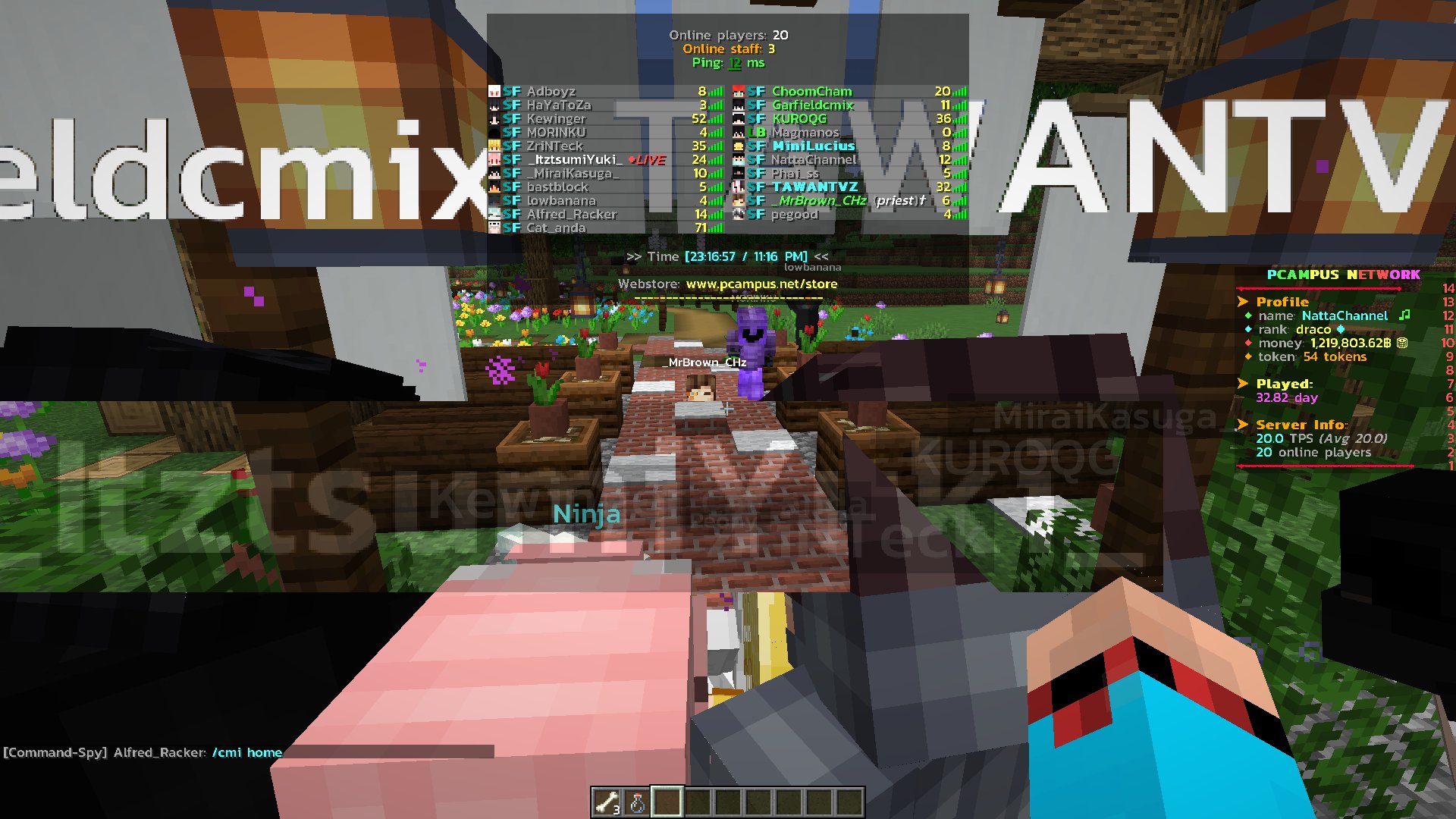 Pcampus Network タイのminecraftネットワークの1つ 今日参加して世界中の友達と遊ぶ 私たちはさまざまな新しい古典的な面白いゲームモードを提供します Ip T Co Hphiuchzk1 Pcampus Minecraft Server マインクラフト Minecraft ไมน คราฟ