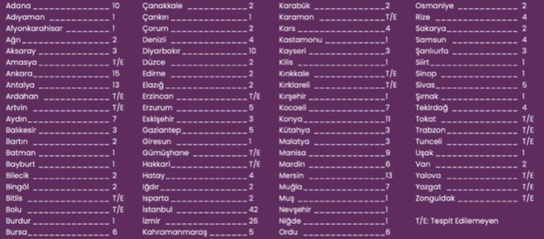 2020 yılı raporuna göre 300 kadın öldürüldü, 171 kadın şüpheli şekilde ölü bulundu.

#kadınadokunma #kadınaşiddetehayır 
#eşitlik 
#tecavüz 
#huzur #sağlık #mutluluk 
#2021NewYear 🌲 🎉