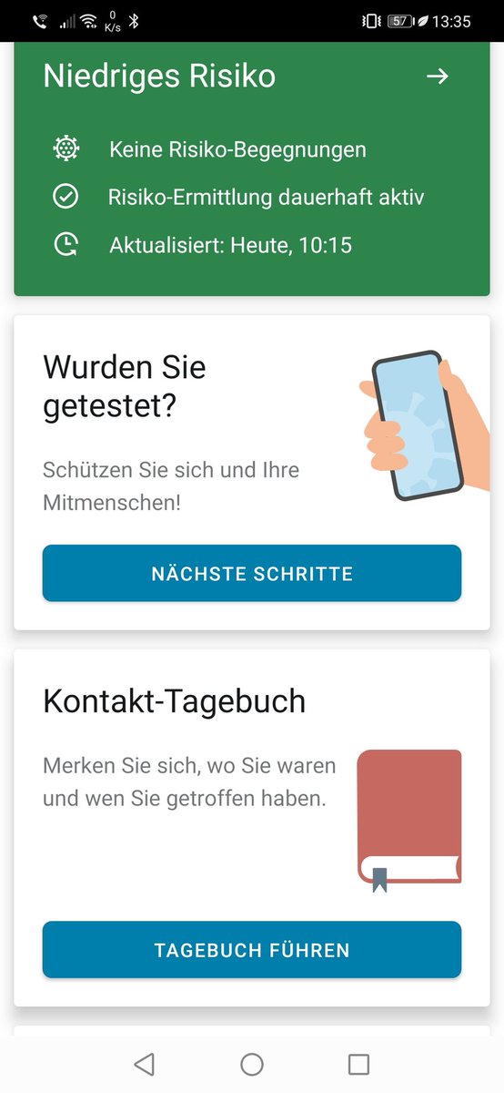 71silke's tweet photo. Eine gute Idee.... Kontakttagebuch in der #CoronaWarnApp https://t.co/ICU0nq7d0n