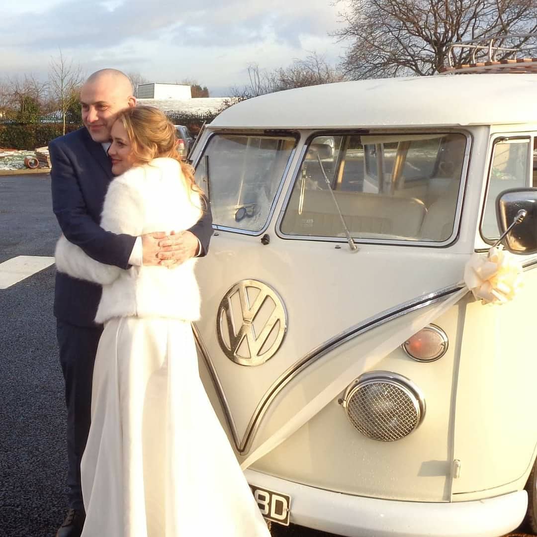 What a joy it was for Billy our 1966 splitscreen intage VW campervan to be part of Anna and Richard's wedding on 29th December 2020 at the Sacred Heart Catholic Church in Tamworth....awesome!
#nothingbutweddingcars #weddingcars #vintageweddingcars #vwweddingcars