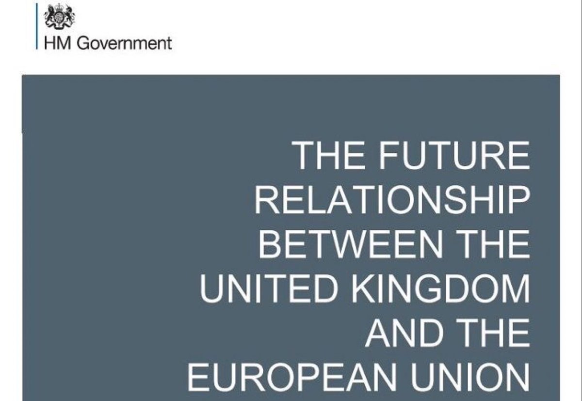 12/7/2018 - The Govt’s White Paper is published1. Common Rule Book on goods 2. End of FoM3. A facilitated customs arrangement where we act as agent for the EUAmbitious it is not. True to the referendum it is not. Brexit it is not. /119