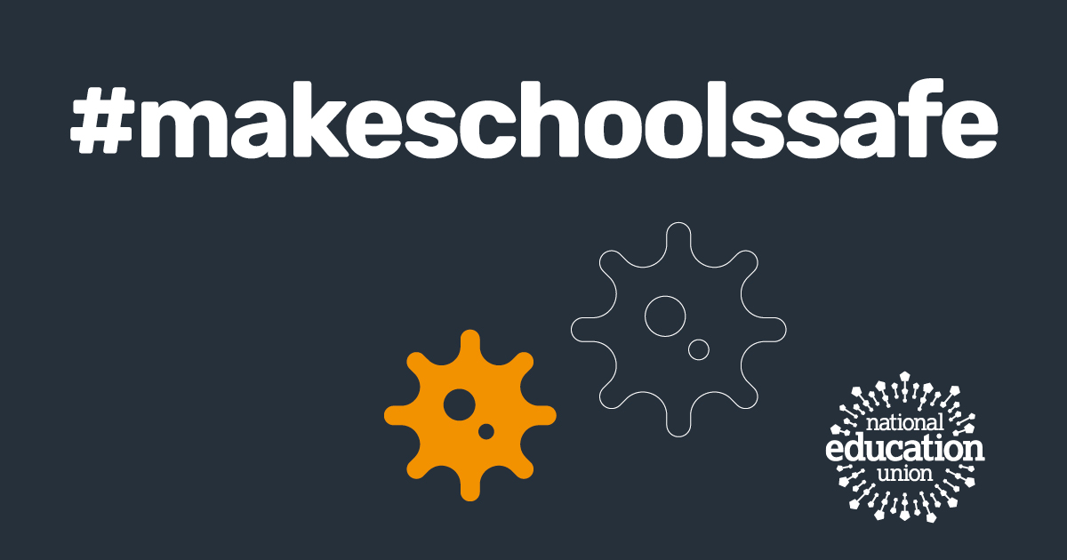 NEUnion's tweet image. Today, the National Education Union has taken the difficult decision to advise its members in primary schools that it is unsafe to return to work on Monday. #MakeSchoolsSafe to #ProtectCommunities. Click here for full statement: neu.org.uk/press-releases…