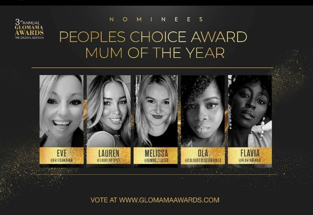 This is so kind. I have nominated for Mum Of The Year for The Glomama Awards. You can vote for me at glomamaawards.com .
Xx
#glomama 
#glomamauk