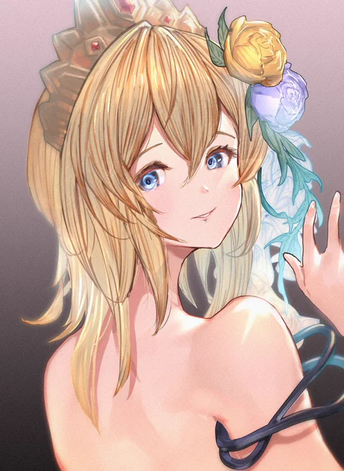エウロペ様
https://t.co/TekEDSavY7
#グランブルーファンタジー #グラブルファンアート #星晶獣 #エウロペ 
