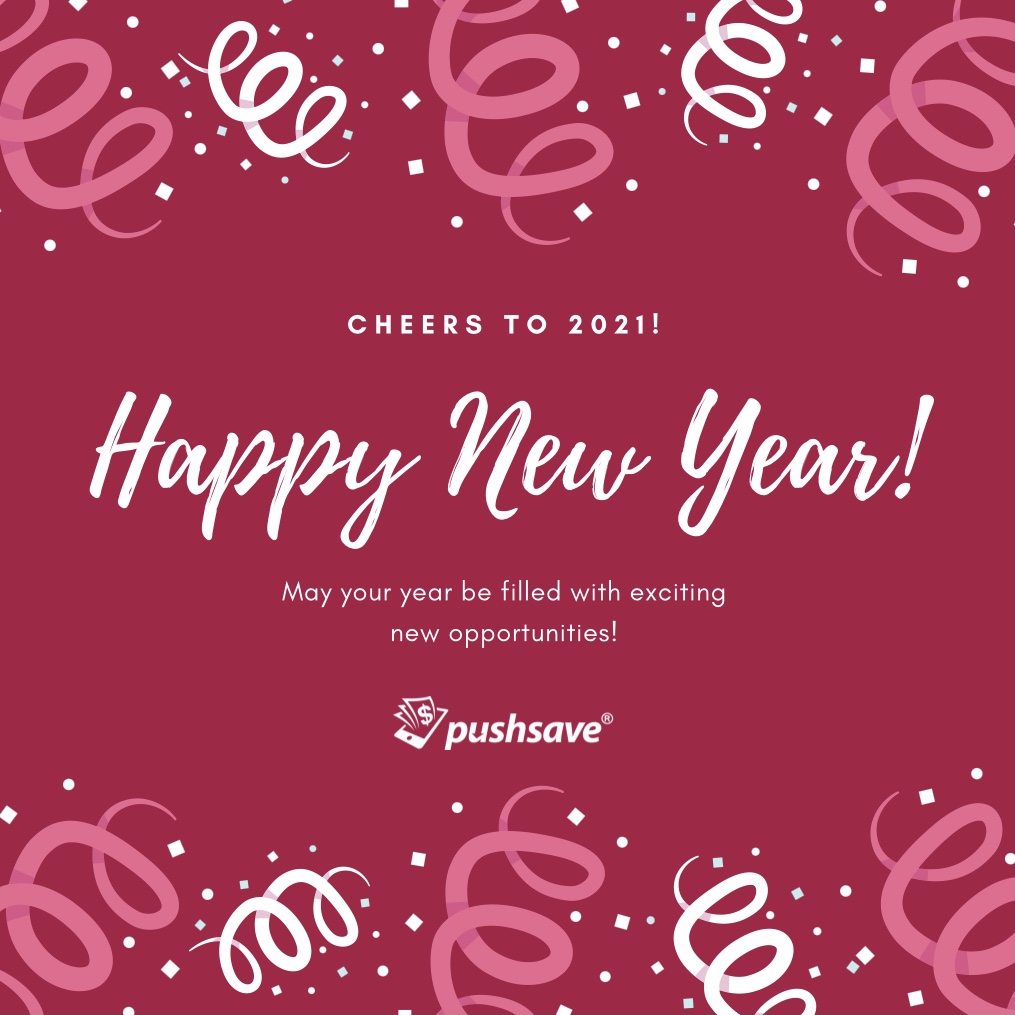Teamupevent's tweet photo. Happ New Year from your friends at PushSave! #PushSave #PushSavers #HappyNewYear https://t.co/OjXehke0i8