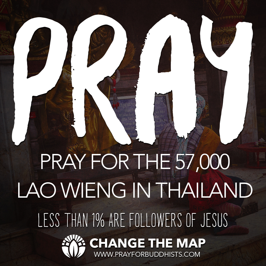 ChangeTheMap's tweet photo. Pray for 57,000 Lao Wieng in Thailand
0.6% follow Jesus
...
#pray #neverreached #prayforbuddhists #changethemap #prayer #prayforasia #missions #worldmissions #prayforLaoWieng #PrayforThailand #prayforSoutheastAsia https://t.co/kpA85AvimV