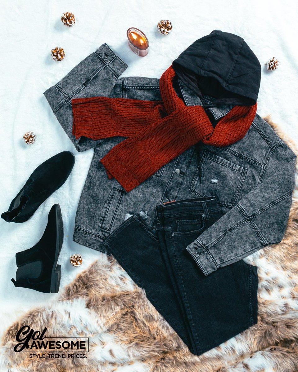 CentrepointME's tweet photo. Keep the chilly weather at bay in this warm scarf and denim combo! Get your pair now in store and online in select countries: https://t.co/FVtsYPegAI #GotAwesome #Centrepoint #CentrepointME https://t.co/tesO1GCnCi