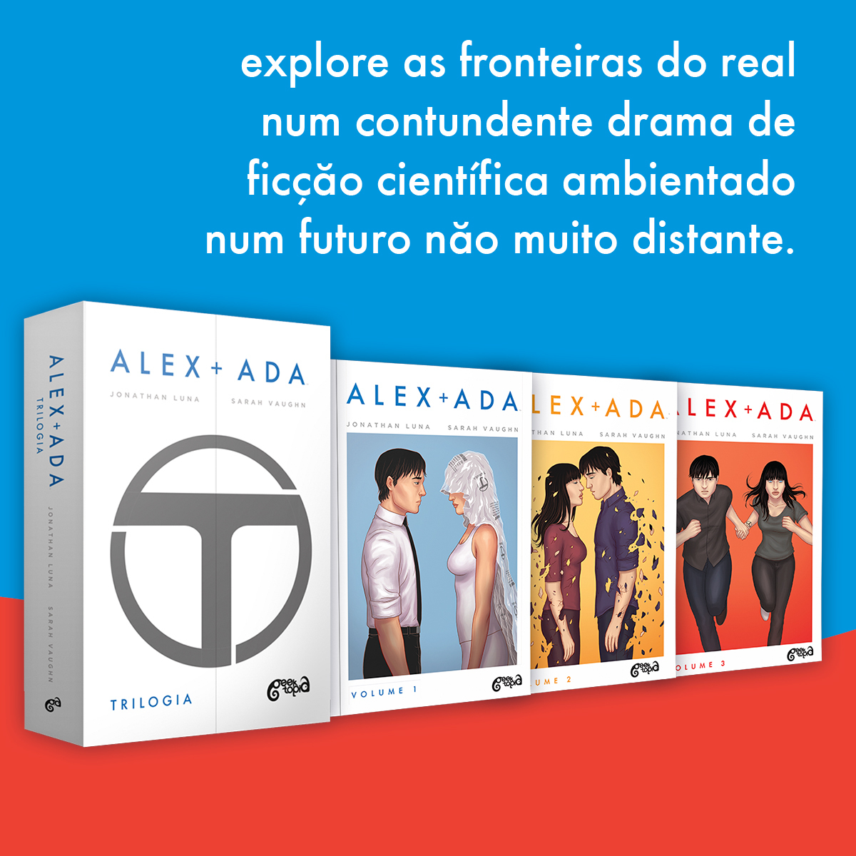 geektopiaofc's tweet photo. Alex descobre que Ada é muito mais do que apenas um robô, levando-o a questionar tudo aquilo em que ele acredita.
Novo Século: https://t.co/fxeOaVyLSl
Amazon: https://t.co/AcSUkIepgC
#alexada #ficçãocientífica #JonathanLuna #SaraVaughn #graphicnovel #geek https://t.co/koSqPJszzZ