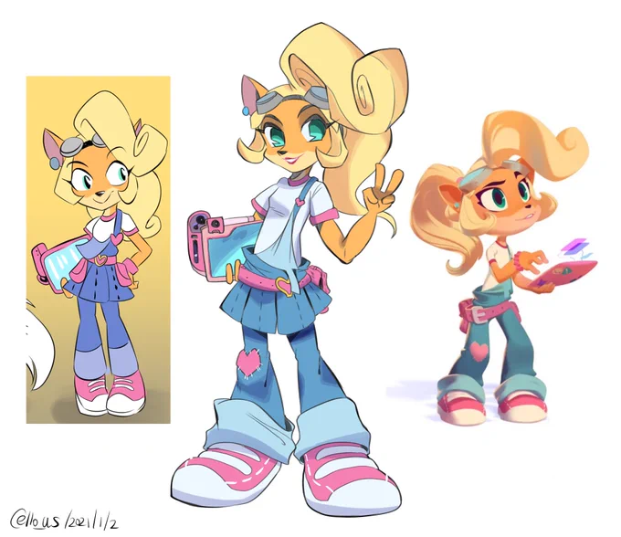 I was thinking. Here's My style. I tried to rewrite it with reference to the picture I drew before and the official picture. how is it?
#CrashBandicoot #CrashBandicoot4 #CrashBandicoot4Itsabouttime #CrashBandicootFanart #CocoBandicoot 
