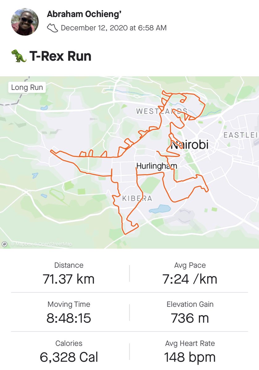  T-Rex RunDate: December 12, 2020Distance: 71.37 km #Ultrarunning  #Ultramarathon