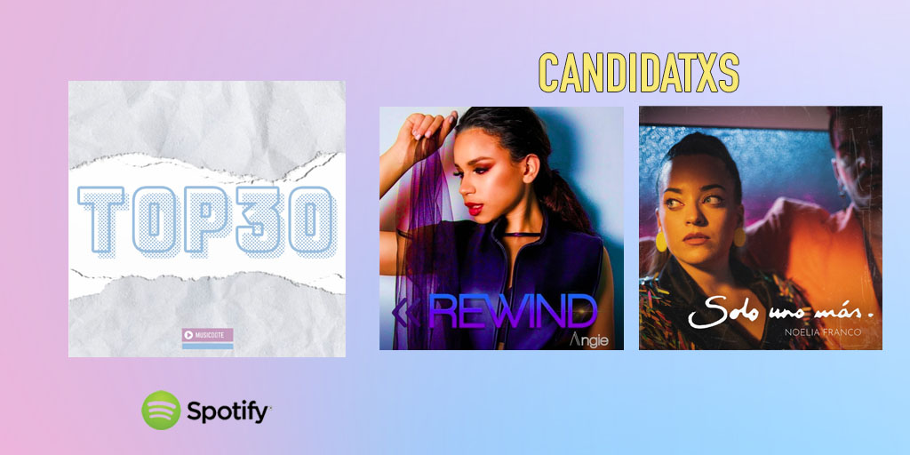 ¿Listxs para elegir las novedades del primer TOP30 del año?

¡VOTA!

🔄 REWIND de <a href="/Angiefloreshn/">Angie Flores 💙🎶💜</a>

♥️ SOLO UNO MÁS de <a href="/soynoeliafranco/">N O E L I A F R A N C O</a>

<a href="/FansAngie4/">ClipsAndrea🩵⚔️</a> <a href="/AngSpain_KC/">Angielievers_Spain🇪🇸🕯</a> <a href="/NoeliaFrancoFCO/">Noelia Franco Fan Club</a> <a href="/NoeliaFrancoESP/">Noelia Franco España</a>

Vota hasta el 6/1 a las 18h

🔉Escucha la playlist👉 spoti.fi/2Wu5834