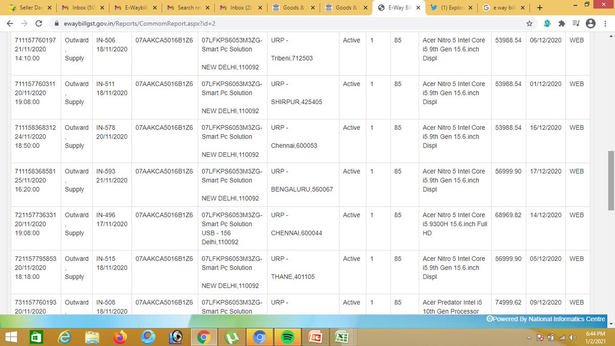 PrinceS90903653's tweet image. @AmazonHelp @AmitAgarwal @JeffBezos @amazonIN @AmazonNews_IN @cbic @Infosys_GSTN @GST_Council #waybill #fraudamazon #fakeamazon 
After the send several mails calls &amp;amp; tweets but no response amazon today i m show you all deatils and also eway bill details about my payment