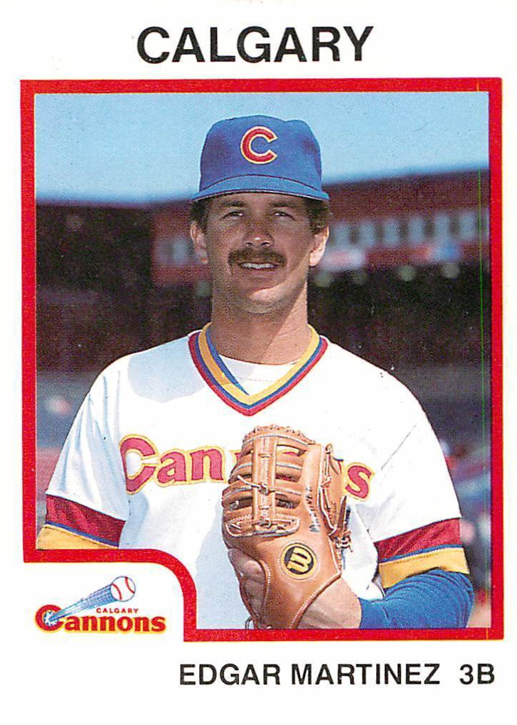 Happy 58th Birthday to former Calgary Cannons third baseman and Hall of Famer Edgar Martinez!

P.S. I've heard he was a pretty good player with the Seattle Mariners, too. 😉