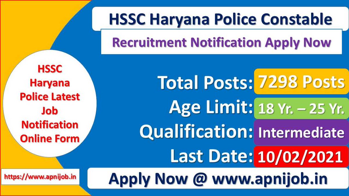 ETutororg's tweet photo. HSSC Haryana Police Latest Job Notification Online Form https://t.co/X6tfvkKeAU https://t.co/Yihzt1eGnM
