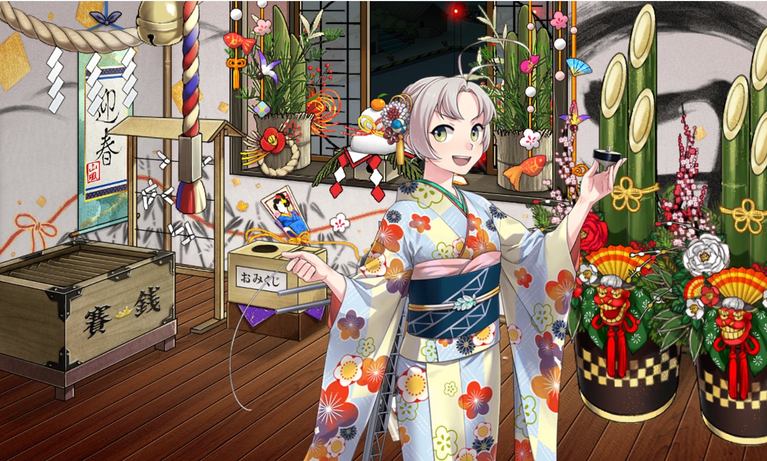 くりはし 艦これ 衣笠さんドロップして気がついたけど 未改造と改二で着物やポーズなど違うのですね T Co Jto8pgpf2u Twitter