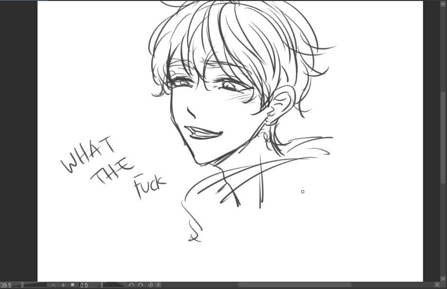 HOW THE FUCK DO YOU DRAW A SINCERE SMILE AHHHHHHHHHHHHHHHHHHHHH WHY HE LOOKS LIKE HE'S MOCKING ME 