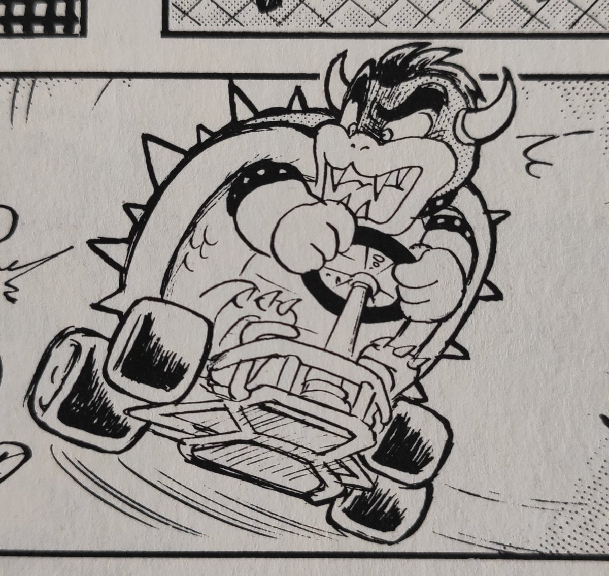 Bowser's Mario Kart cheer squad 