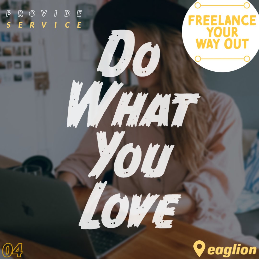 Can’t express your hidden talent? Become a freelancer and complete tasks given by people around and chosen by you according to your preferences.
Register as our partner now.
Download the app now! 
Link in bio 
#eaglion #provideservice #shop #seller #earn #influencer #MakeInIndia
