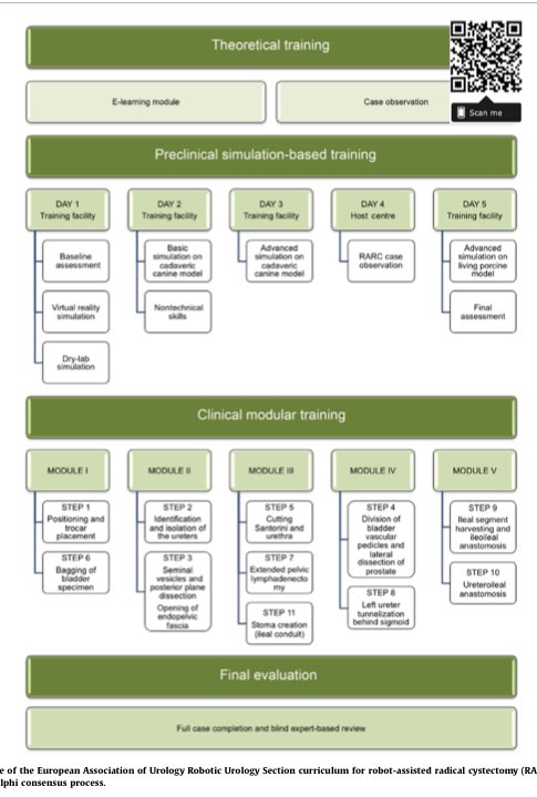 Excellent effort by <a href="/paolo_delloglio/">Paolo Dell'Oglio</a> on defining a reliable training path for robotic Radical cysto-prostatectomy - Bricker. <a href="/ERUSrobotics/">ERUS Robotic Urology</a>