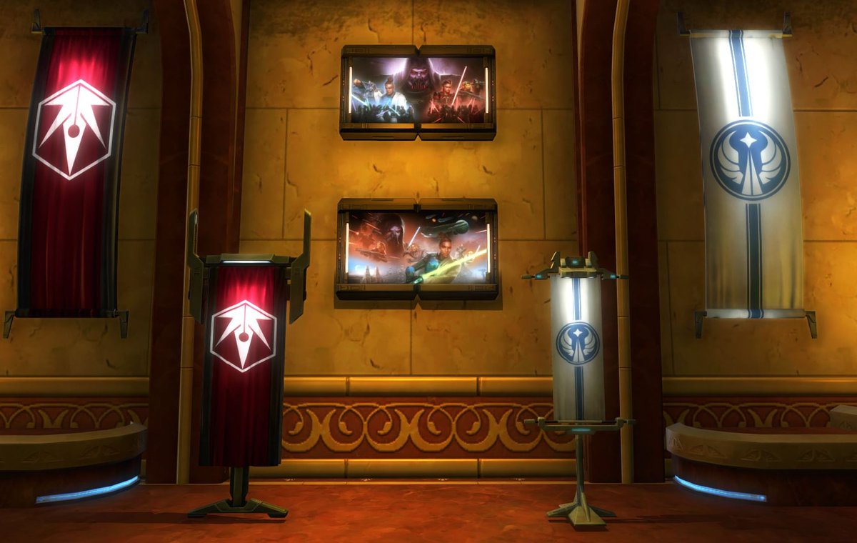 TheKymeri's tweet photo. Don't forget! The Anniversary Vendor has returned and has been updated with new rewards you can claim, for free, for a limited time!
The Vendor will disappear on January 5, 2021 (4:00AM PST/12:00PM GMT).
#starwars #starwarslover #starwarscommunity #swtor #streamer #swtorstream https://t.co/60ccK4Wrta