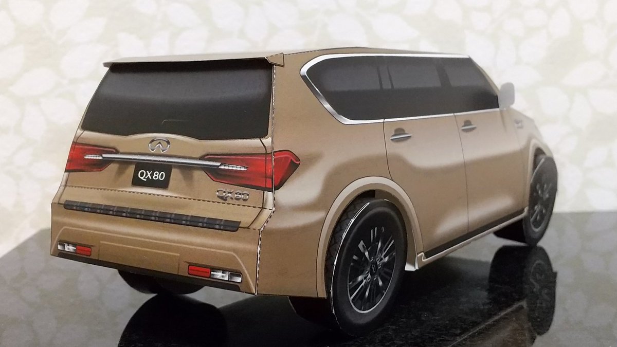 yoshi_craft0713's tweet photo. インフィニティ QX80
インフィニティ公式の #Carigami (カリガミ)#ペーパークラフト です☺️
インフィニティの大型SUVです☺️
豪華な外観を再現することができました!☺️
FX35のペーパークラフトも近々組み立てよう☺️
https://t.co/IENDJaGOhi
#インフィニティ
#QX80 https://t.co/nXNI75dcbn