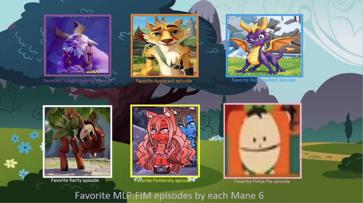 KaylinHendrick5's tweet photo. Spyro luver is my little pony episode https://t.co/jXtQLPiHmO
