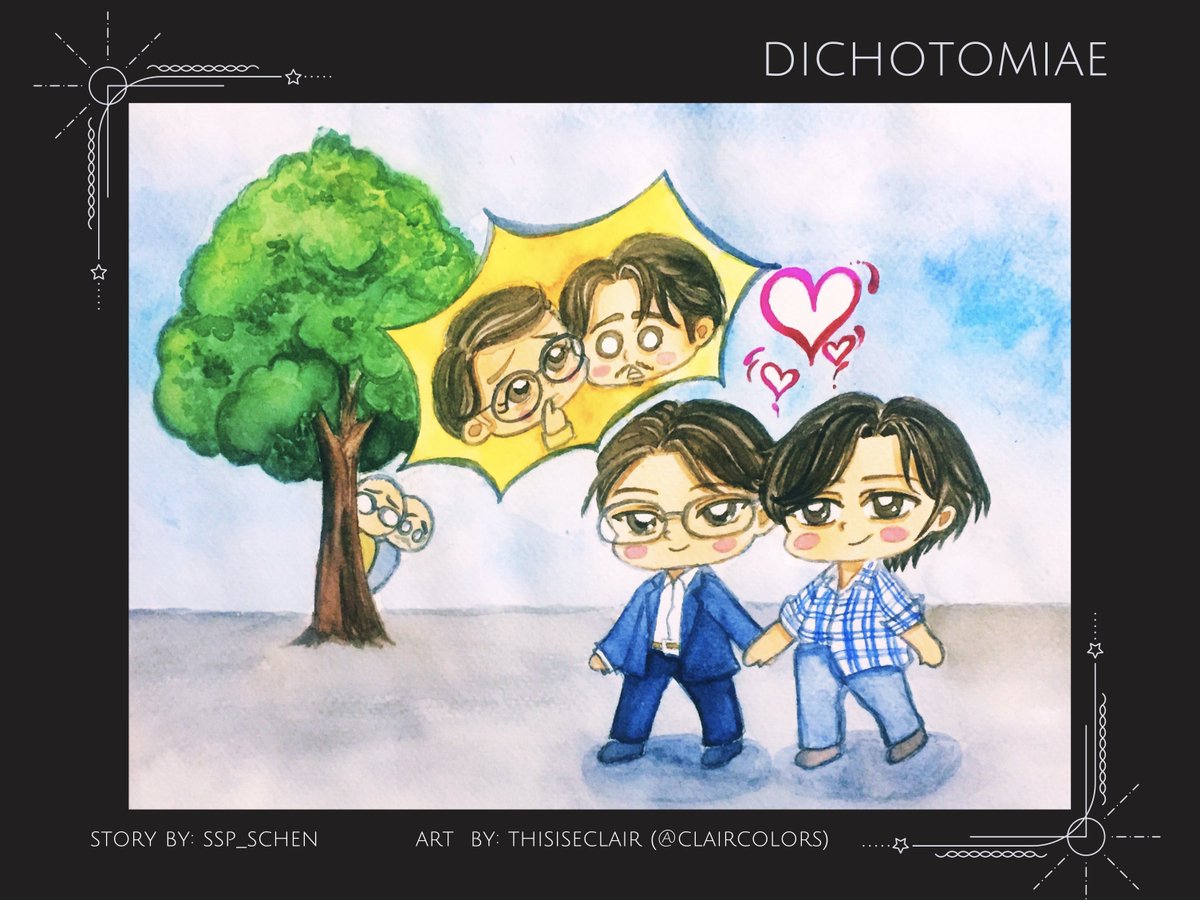 Finally posting my artwork for <a href="/ssp_schen/">ssp_schen🌹| san lang's lopsided ponytail☠️</a>'s fic "Dichotomiae." I joined <a href="/zhenhunbigbang/">🔥镇魂 zhenhun bigbang🔥</a> as an artist and I was pretty slow but I'm glad my writer partner is very kind 💖 You can read the fic through the link: archiveofourown.org/works/28315266…