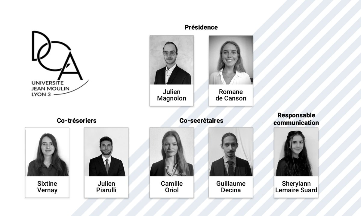 MasterDCALyon3's tweet photo. Bonjour à tous! En ce début d'année 2021, nous vous présentons les membres de l'Association du Master Droit civil approfondi de l'Université Jean-Moulin Lyon 3 (2020-2021). Nous en profitons pour vous souhaiter à tous, une belle année 2021 et la réussite dans tous vos projets. https://t.co/qTdeZGgvOj